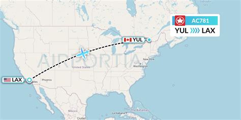 AC781 Flight Status Air Canada: Montreal to Los .
